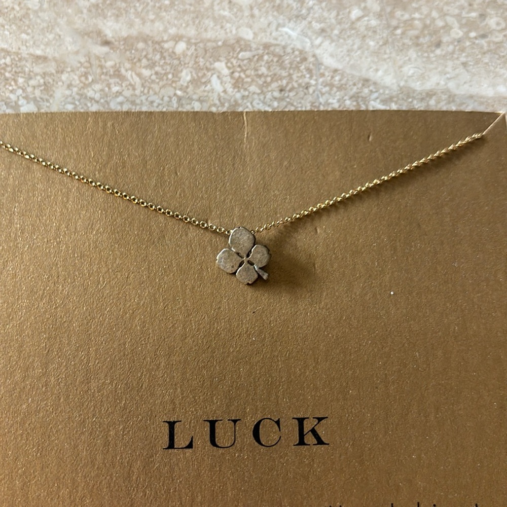 Dogeared Luck Necklace NWT - Picture 2 of 4